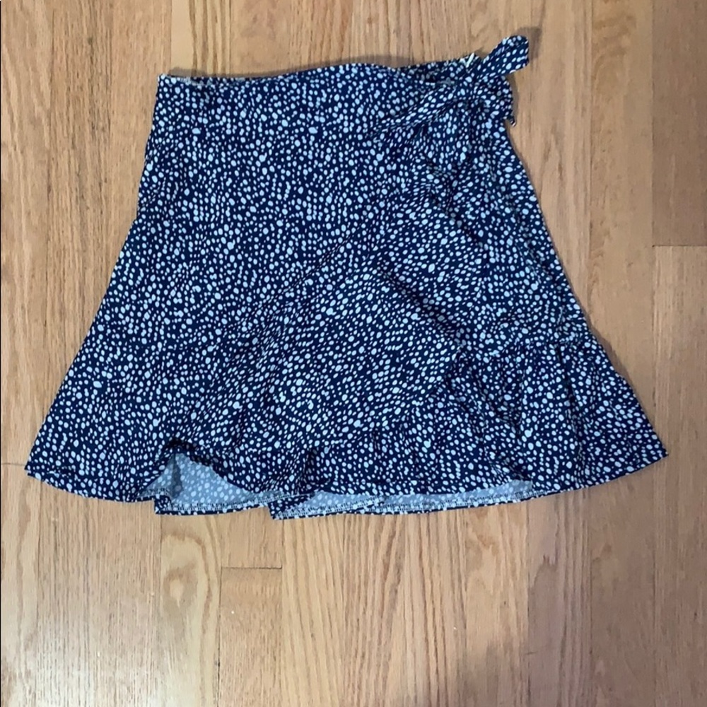 Blue Ruffle Skirt